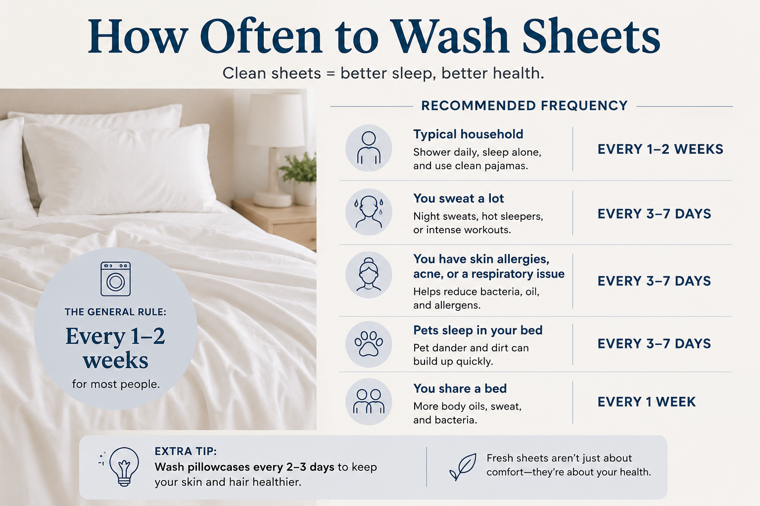 How Often to Wash Sheets